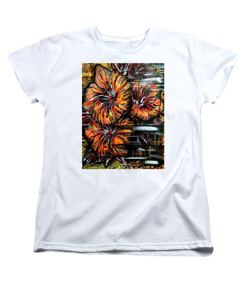 Abstract Lillies - Women's T-Shirt (Standard Fit)