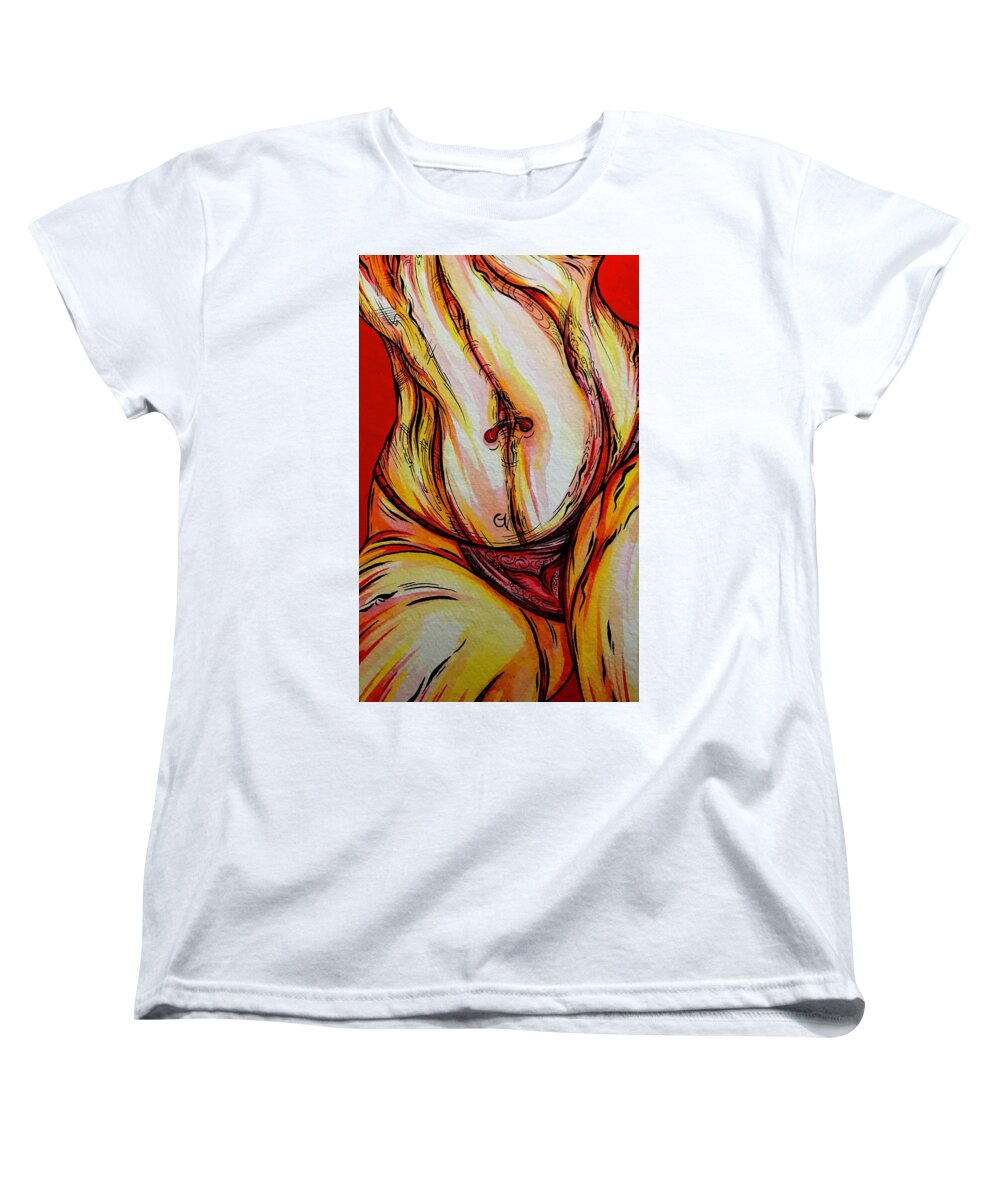 Belly Pierce - Women's T-Shirt (Standard Fit)