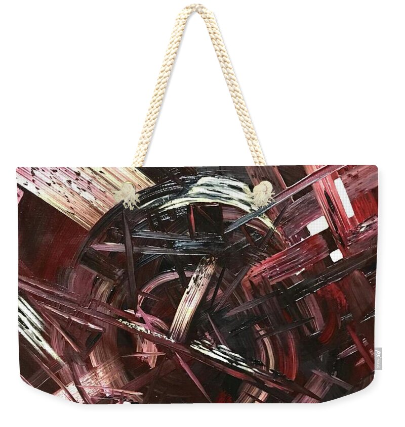 Bergandy Scrape - Weekender Tote Bag
