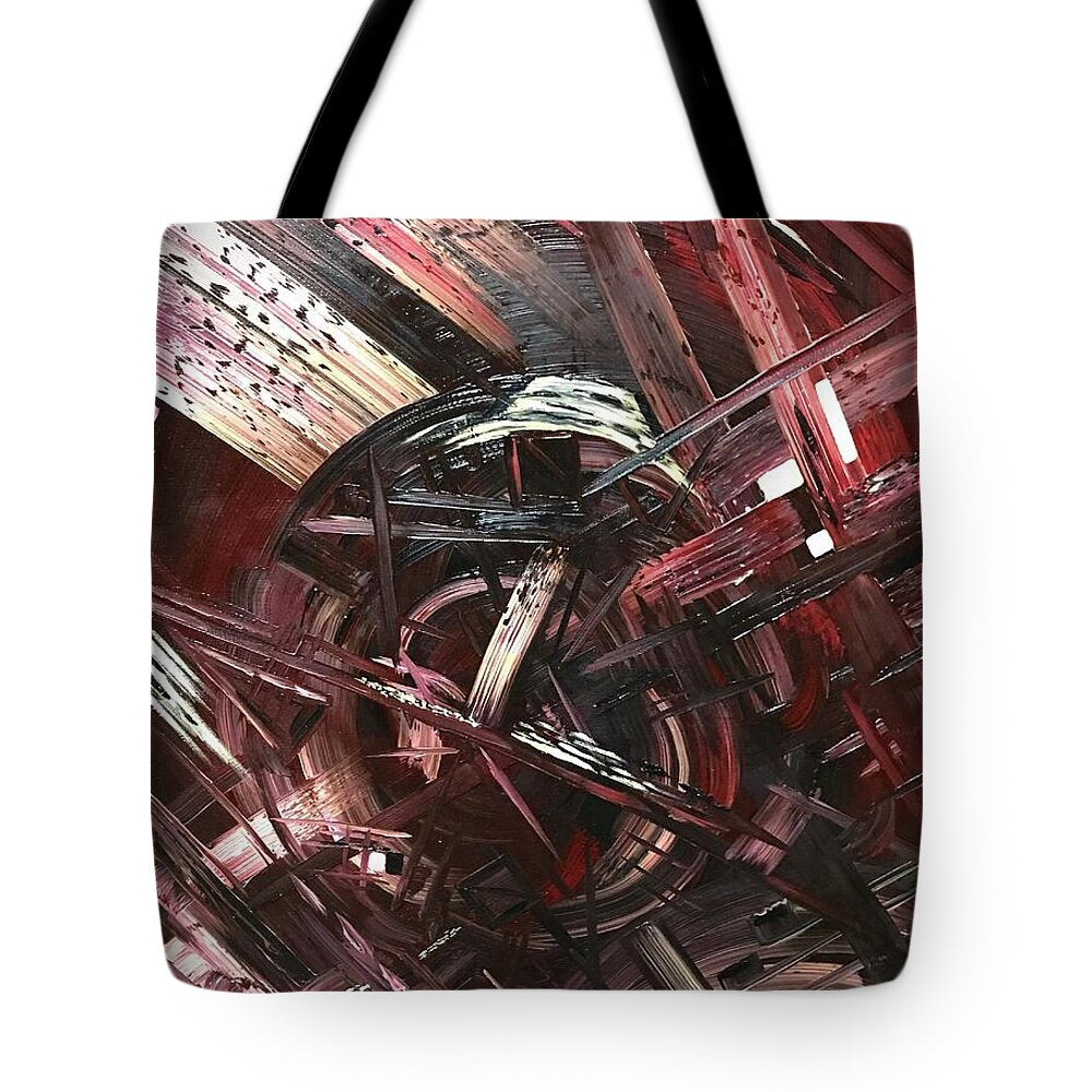 Bergandy Scrape - Tote Bag