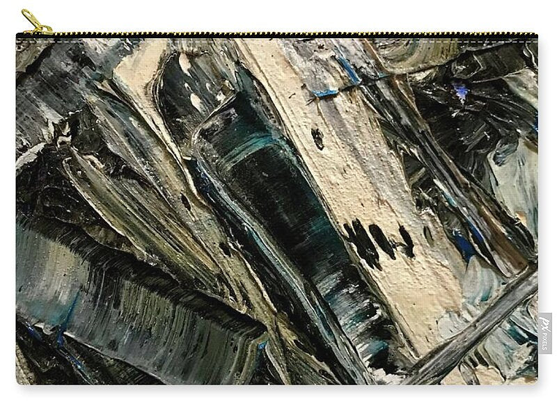 Blue Scrape - Zip Pouch