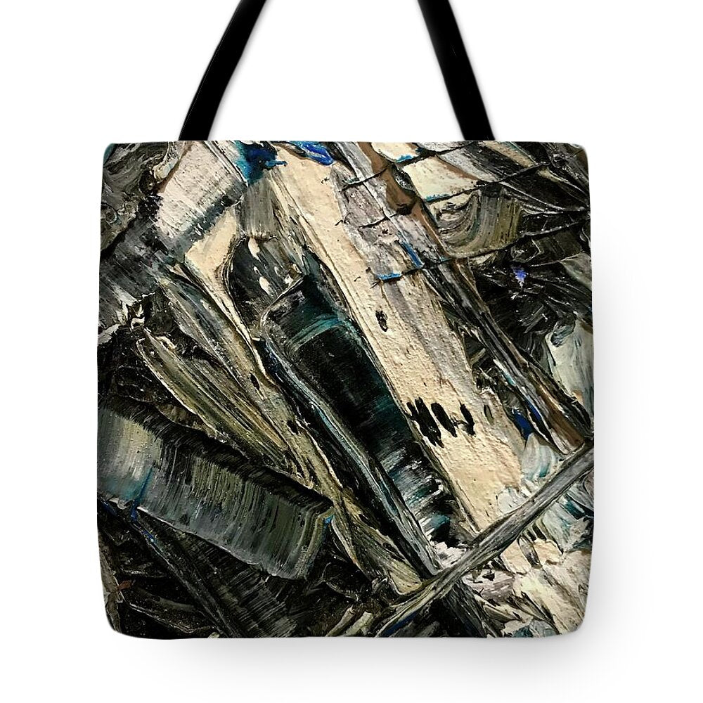 Blue Scrape - Tote Bag