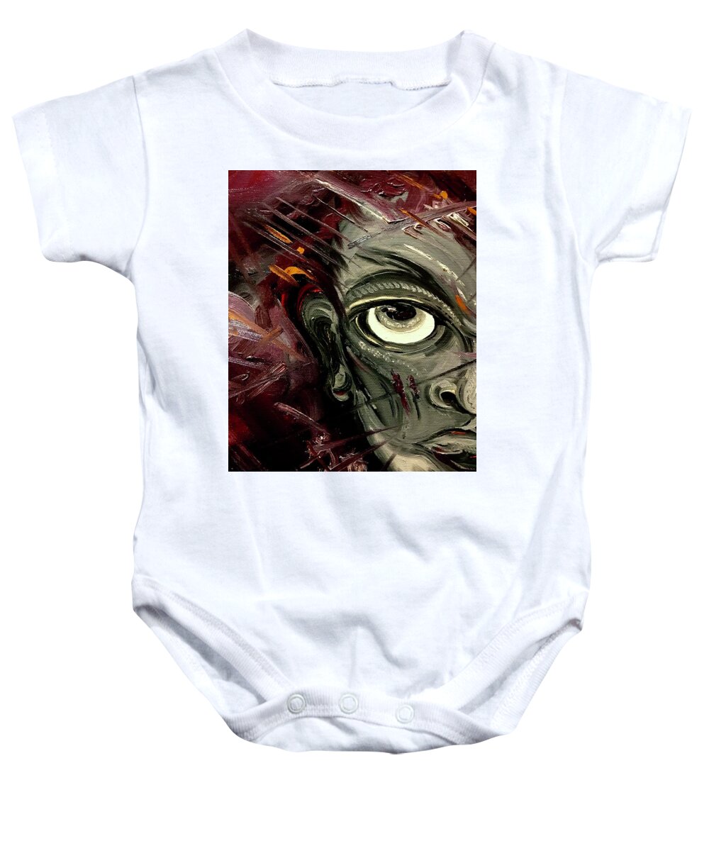 Boy Hell Half - Baby Onesie