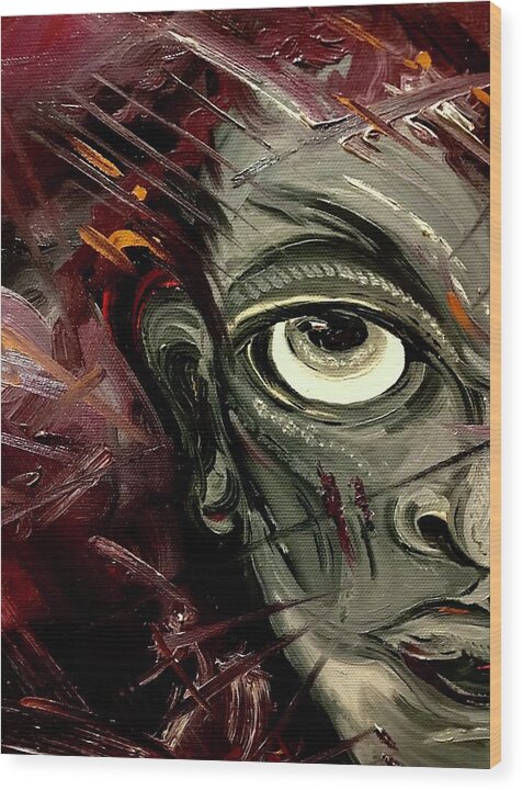 Boy Hell Half - Wood Print
