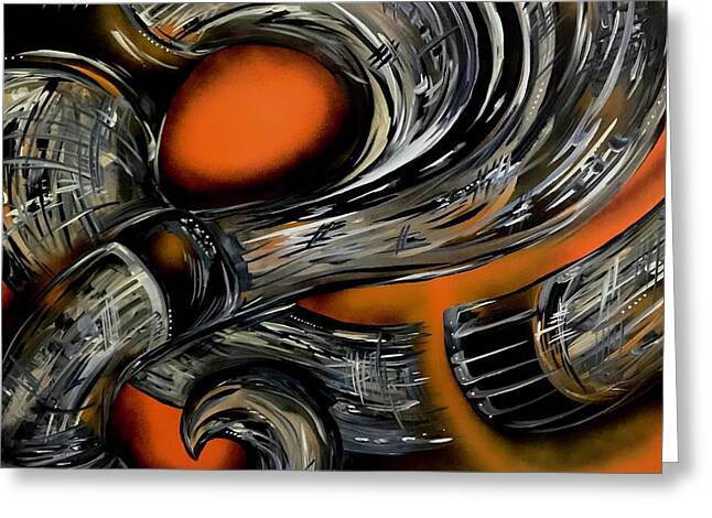 Contrast Tube - Greeting Card