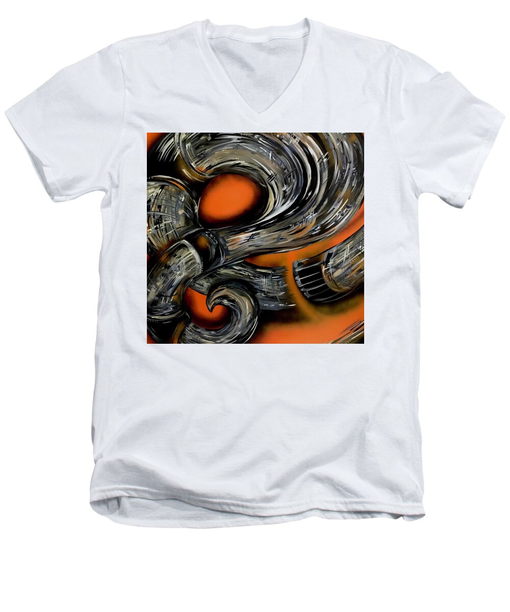 Contrast Tube - Men's V-Neck T-Shirt