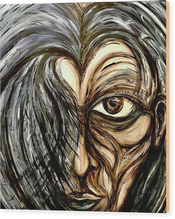 Creep - Wood Print