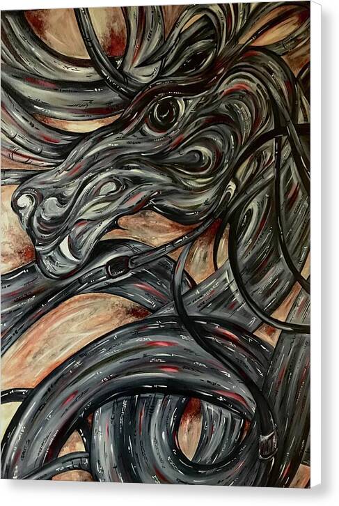 Dragon Serpent - Canvas Print