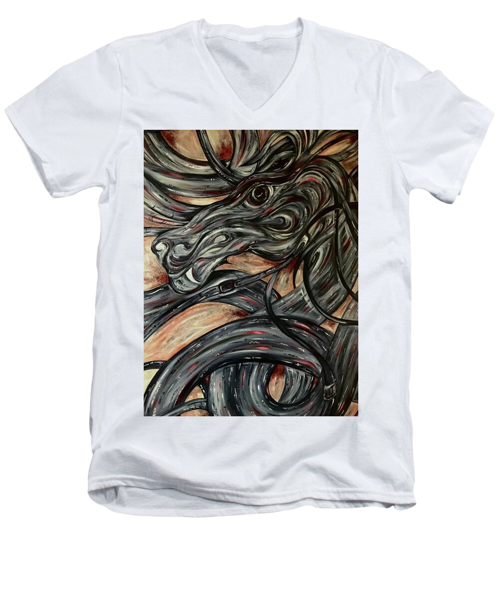 Dragon Serpent - Men's V-Neck T-Shirt