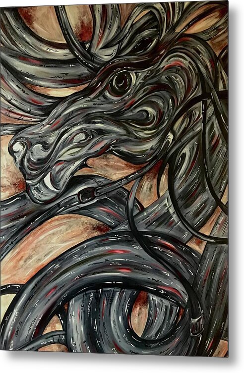 Dragon Serpent - Metal Print