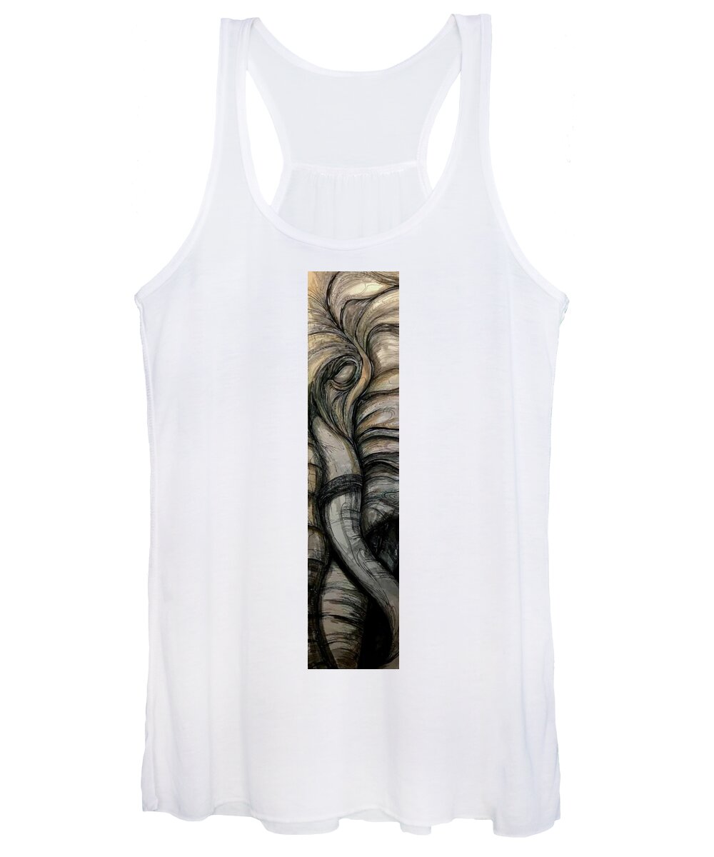 Elephant Half - Women's Tank Top
