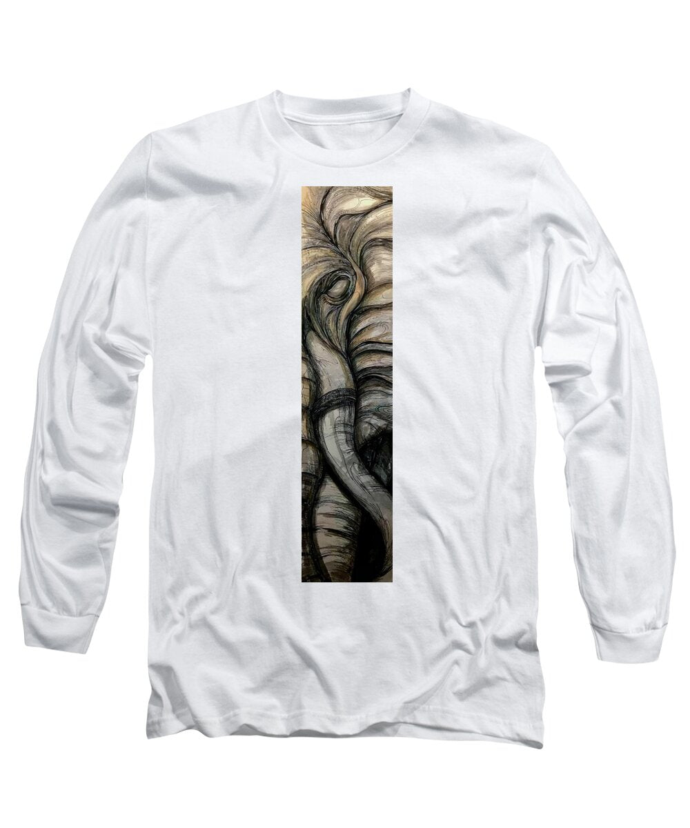 Elephant Half - Long Sleeve T-Shirt