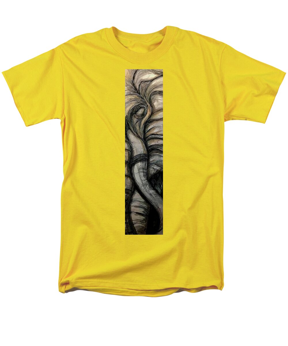 Elephant Half - Men's T-Shirt (Regular Fit)