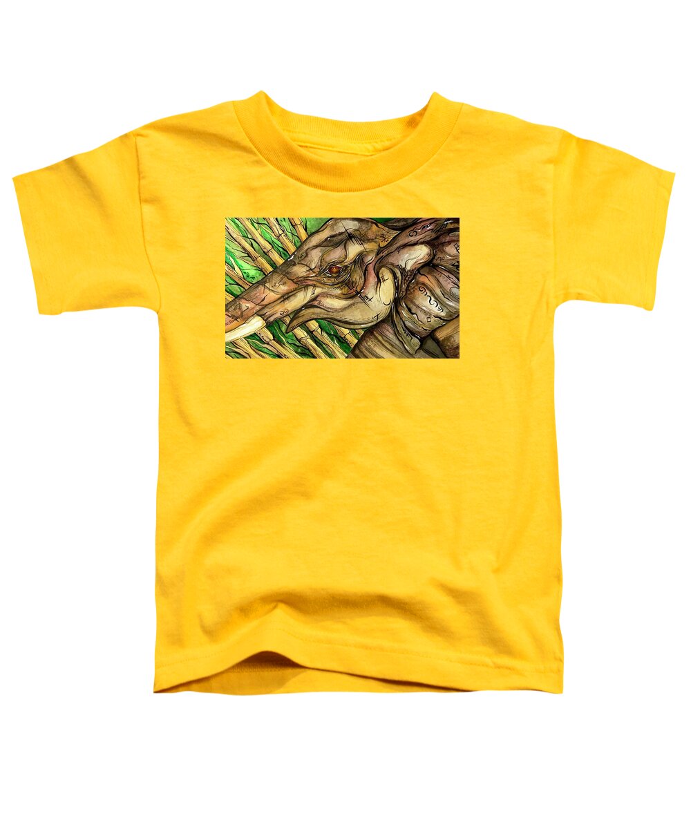 Elephant Run - Toddler T-Shirt