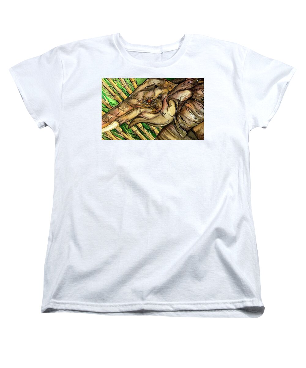 Elephant Run - Women's T-Shirt (Standard Fit)