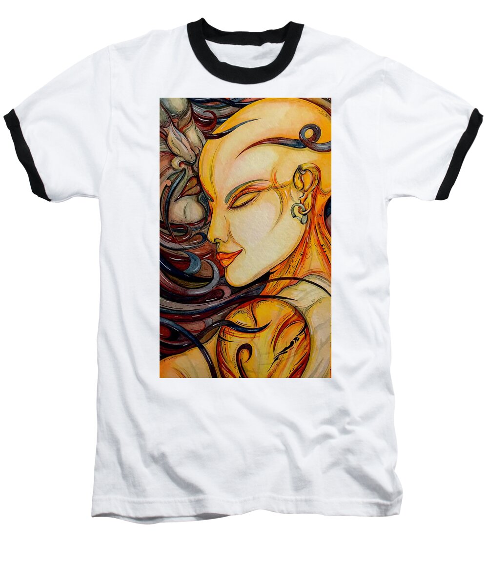 Forehead Kiss - Baseball T-Shirt