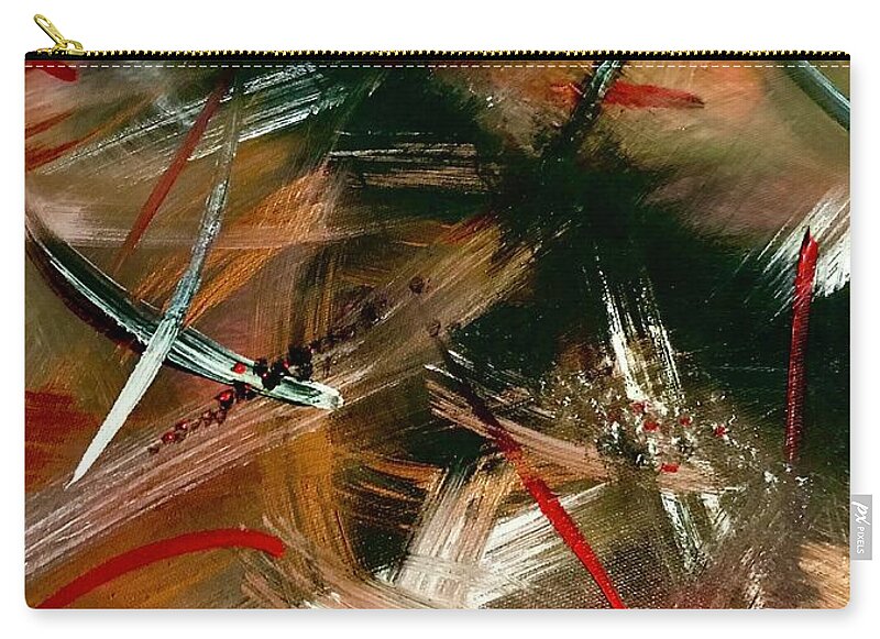 Gold Feather 1 - Zip Pouch