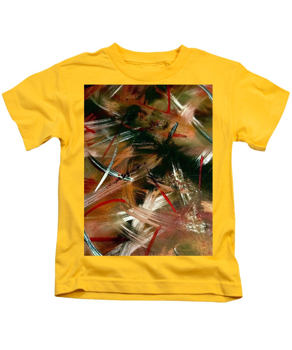 Gold Feather 1 - Kids T-Shirt