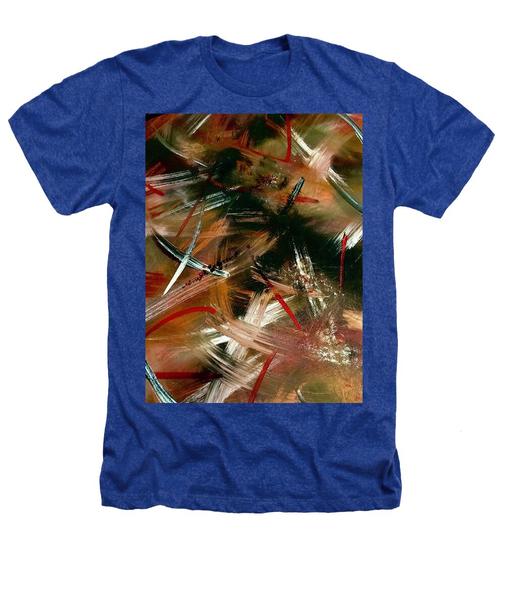 Gold Feather 1 - Heathers T-Shirt
