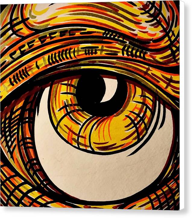 Golden Eye - Canvas Print