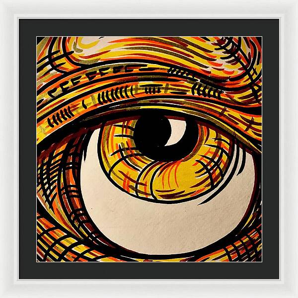 Golden Eye - Framed Print