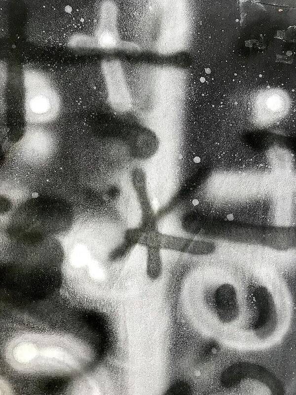 Graffiti BW - Art Print