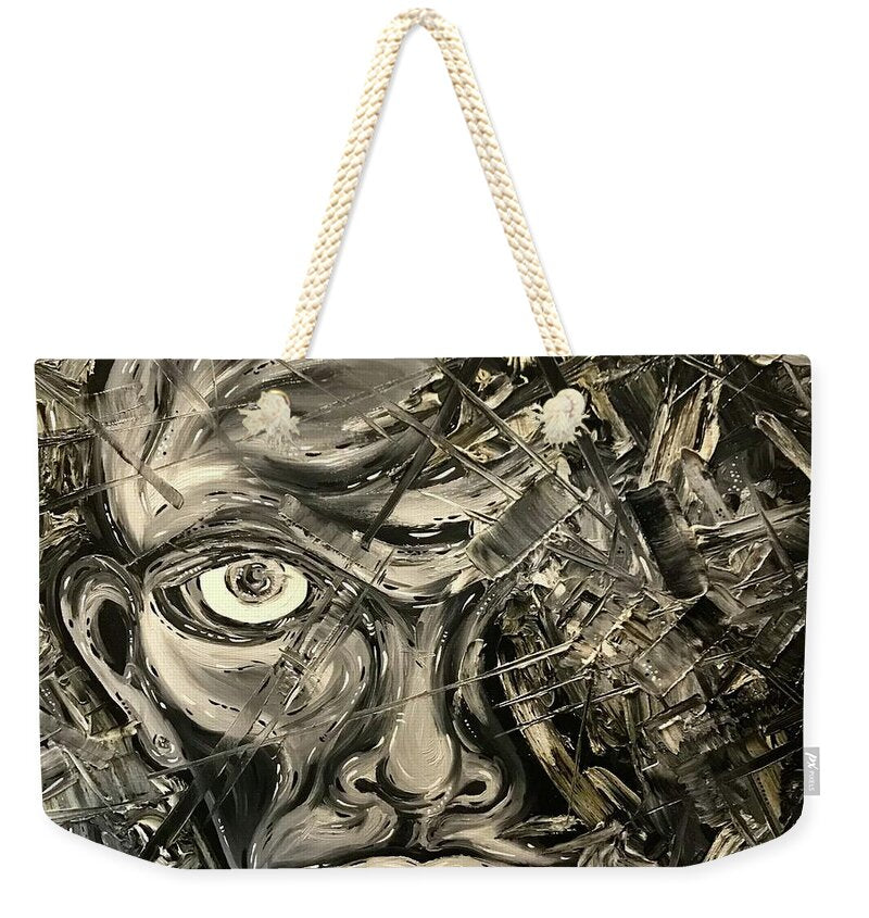Gray Man - Weekender Tote Bag