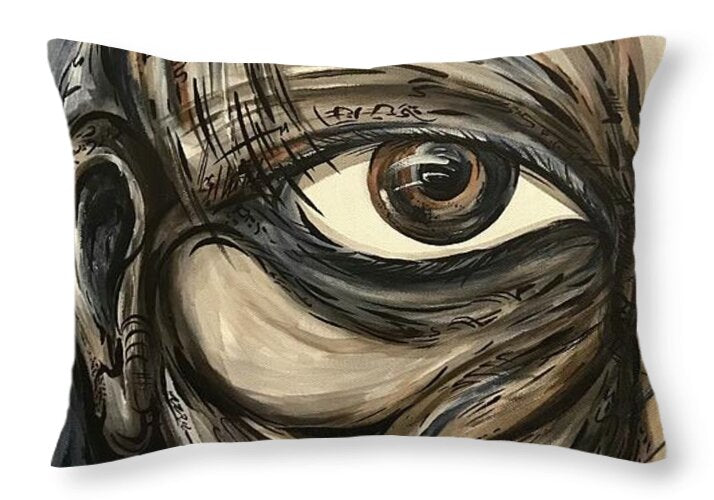 Half Creep - Throw Pillow