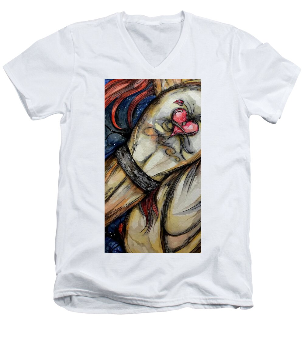 Love Tat - Men's V-Neck T-Shirt