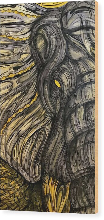 Mammoth Sun - Wood Print