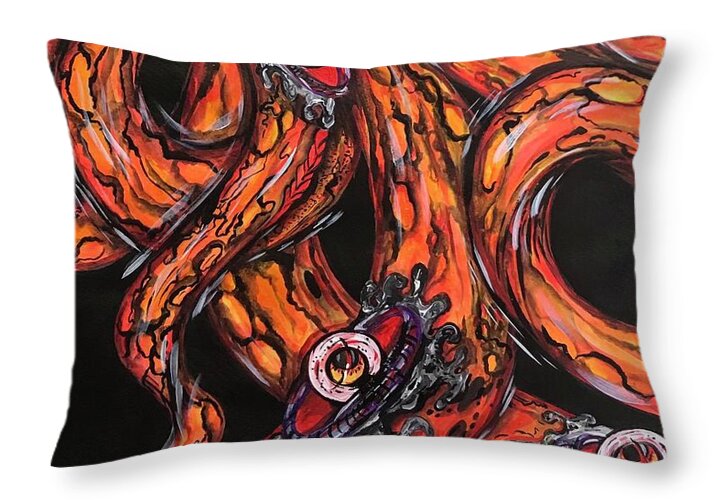OctaArms - Throw Pillow