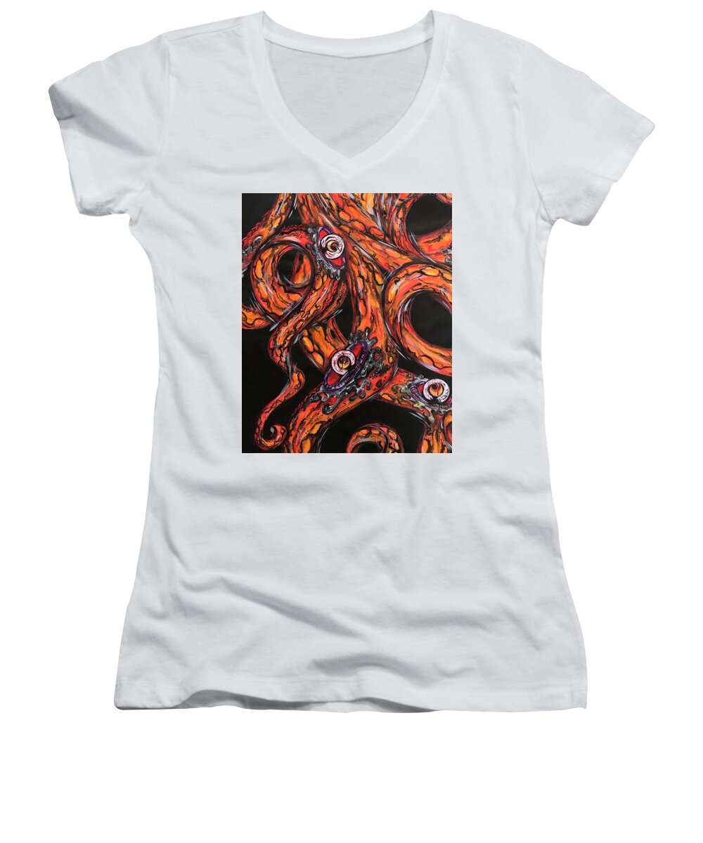 OctaArms - Women's V-Neck