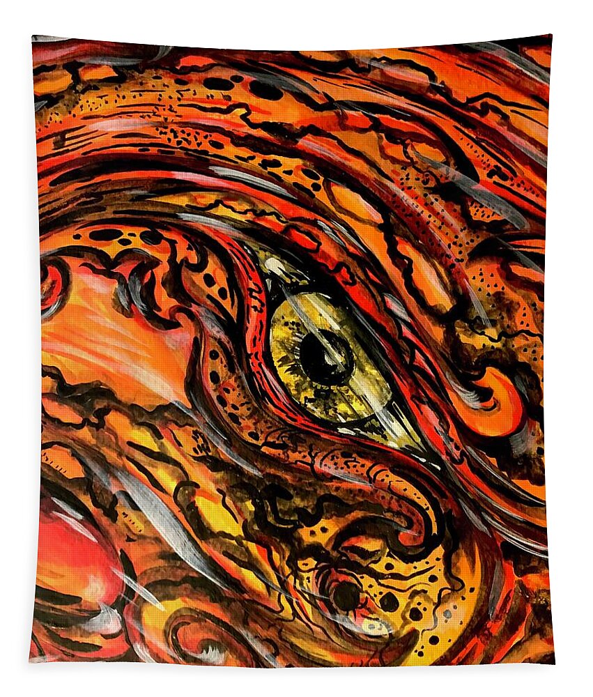 Orange Eye - Tapestry