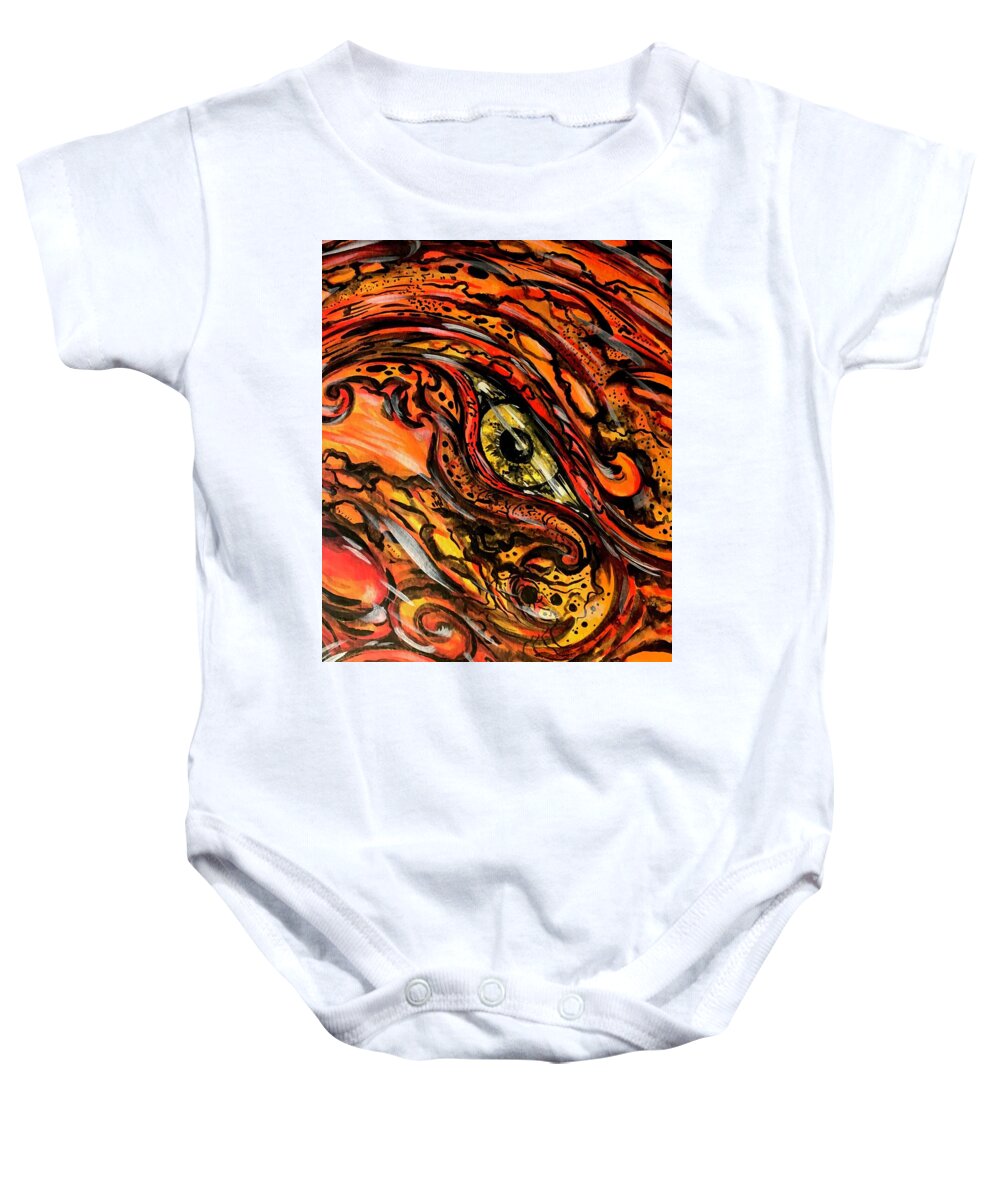 Orange Eye - Baby Onesie
