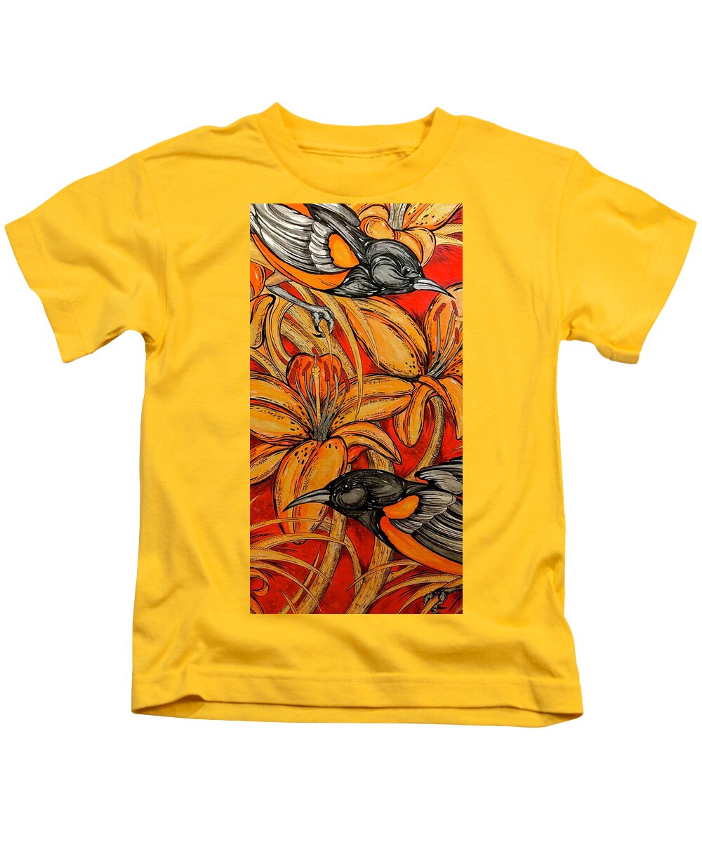 Oriole Pair - Kids T-Shirt