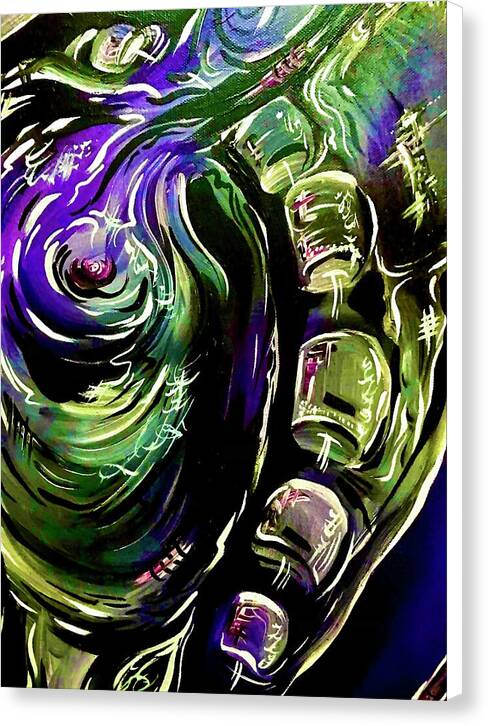 Peacock Man - Canvas Print