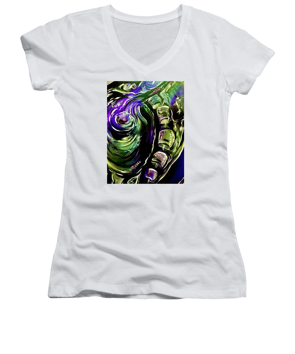 Peacock Man - Women's V-Neck