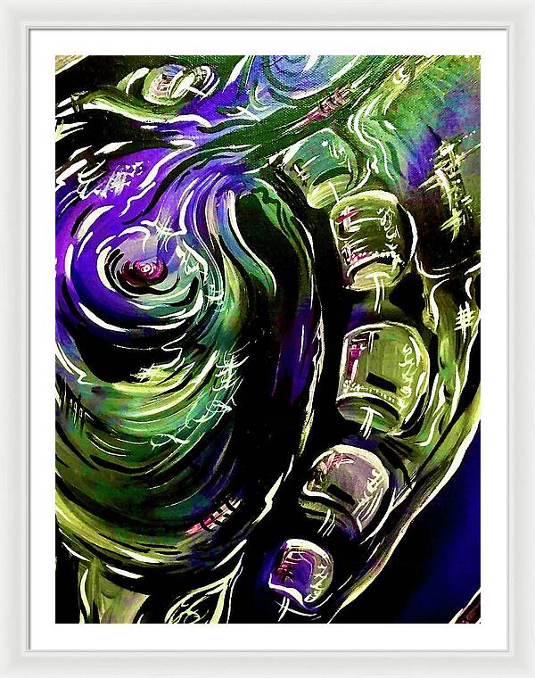 Peacock Man - Framed Print