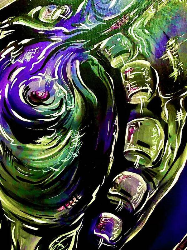 Peacock Man - Art Print