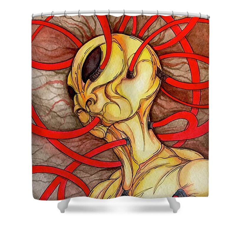 Plugged In - Shower Curtain