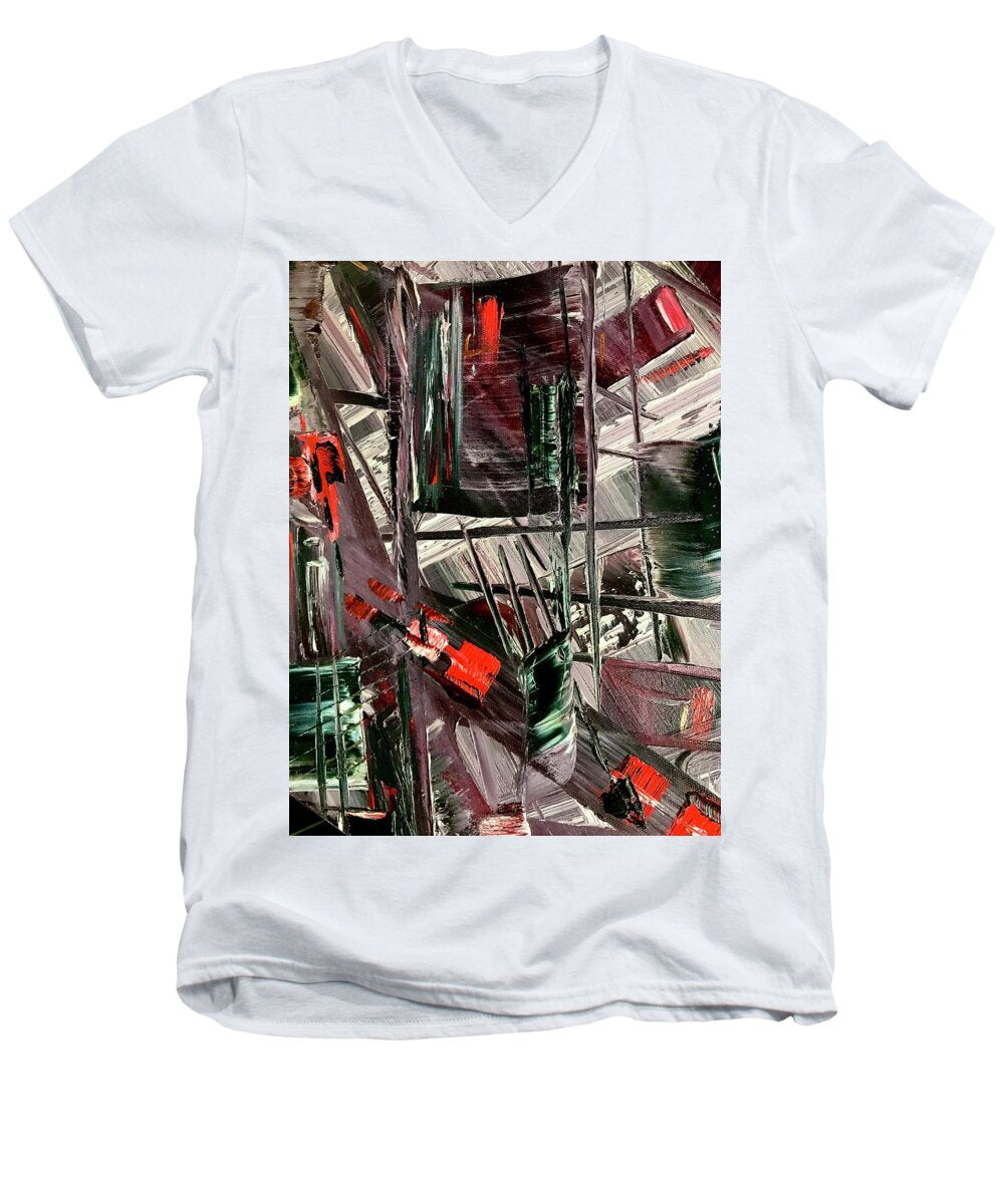 Red Ice 2 - Men's V-Neck T-Shirt