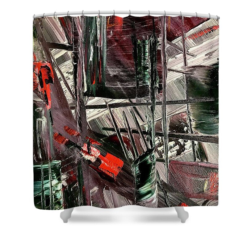 Red Ice 2 - Shower Curtain