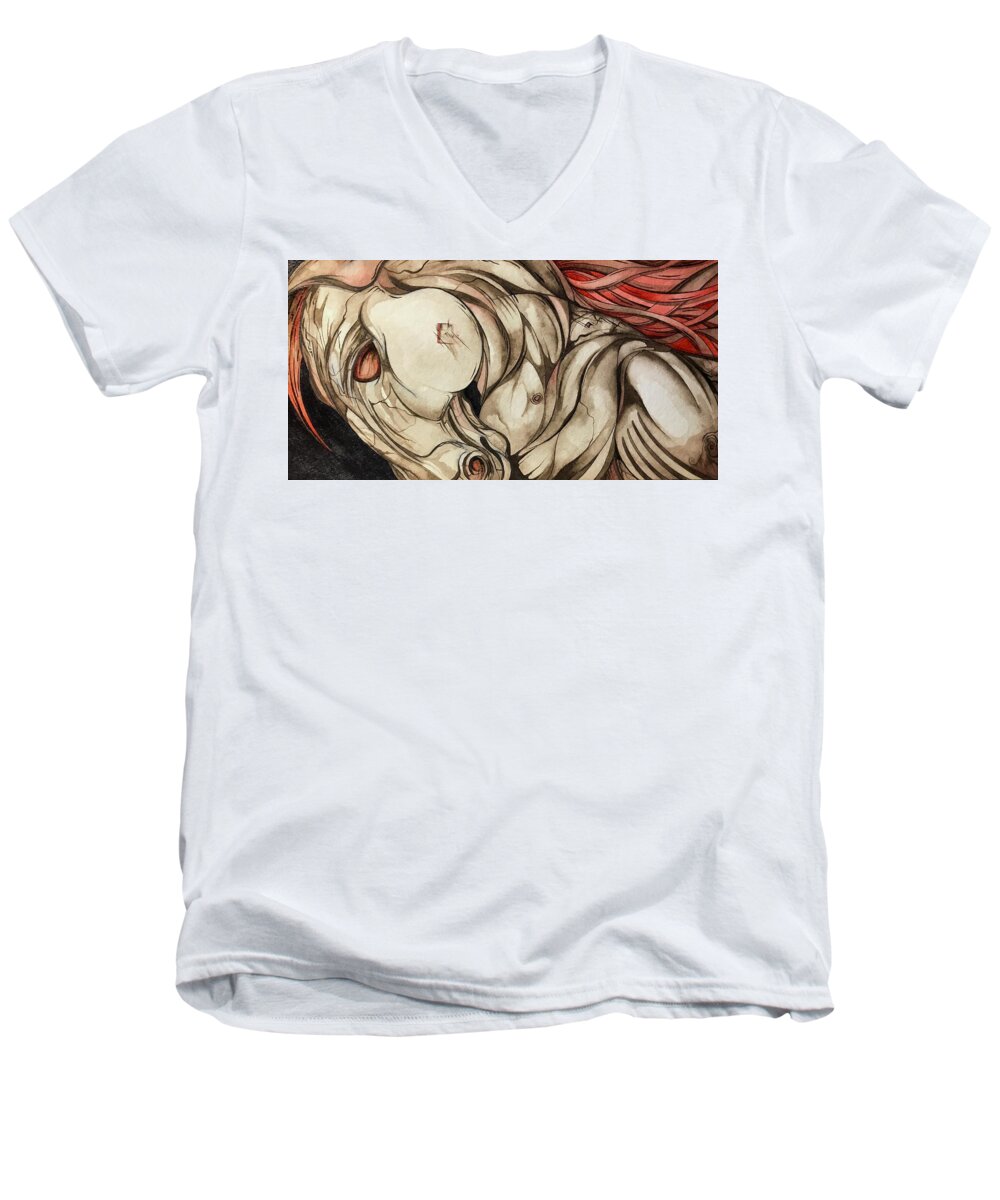 Stone Horse - Men's V-Neck T-Shirt
