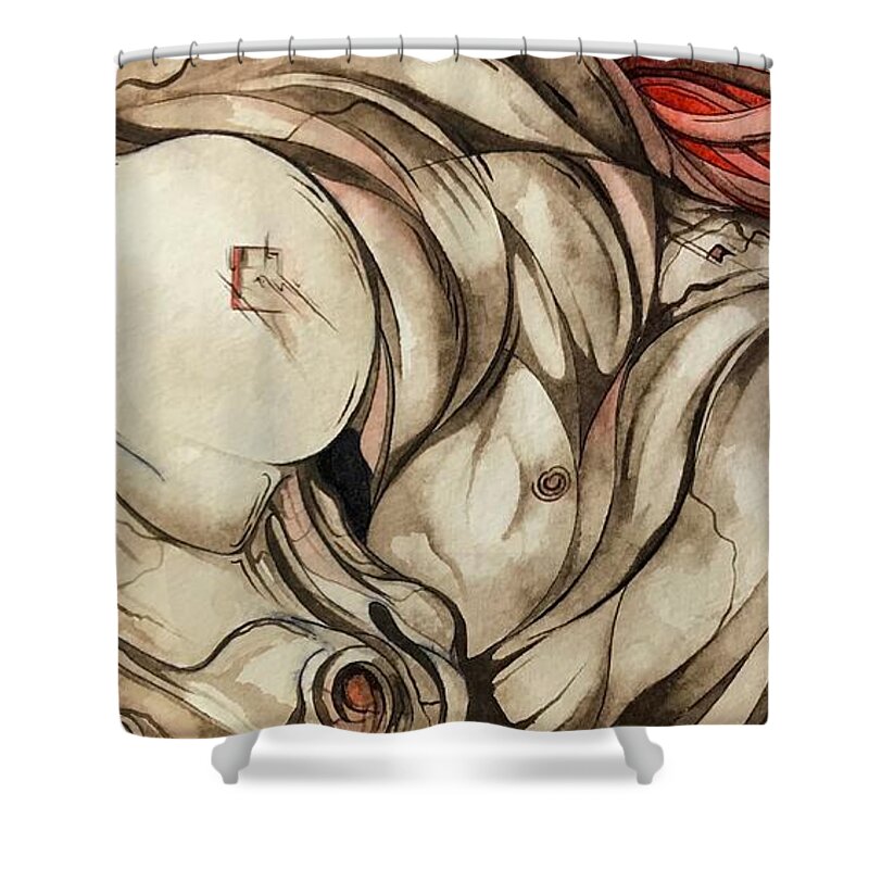 Stone Horse - Shower Curtain