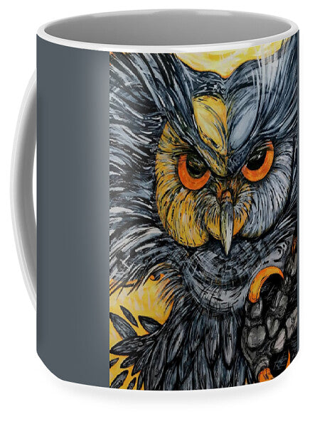 Un Great Horned Owl - Mug