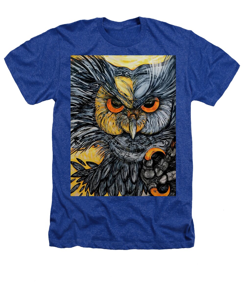 Un Great Horned Owl - Heathers T-Shirt