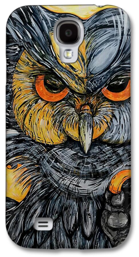 Un Great Horned Owl - Phone Case