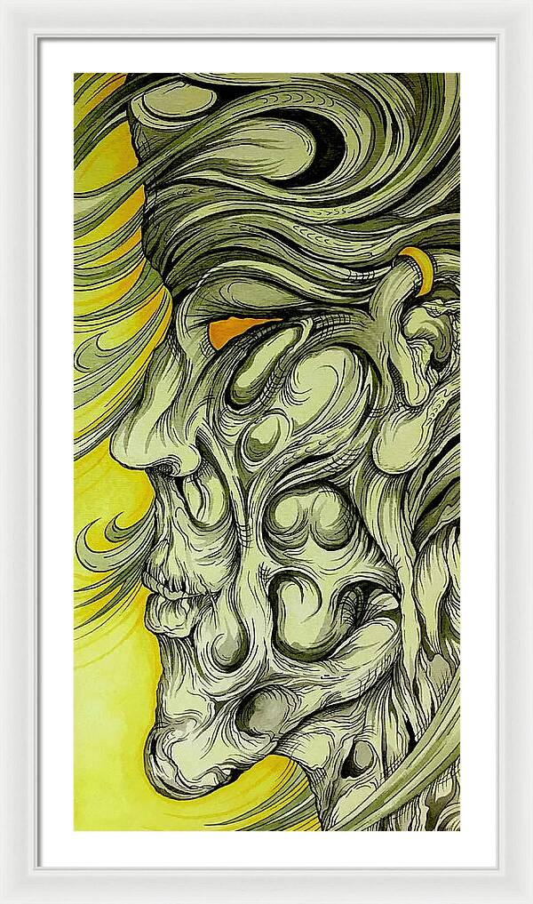 Yellow Eye - Framed Print