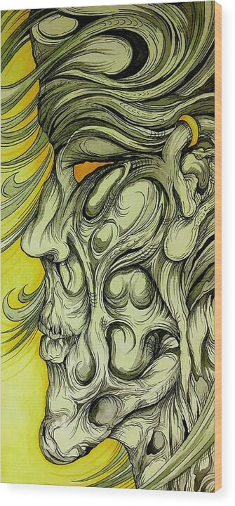 Yellow Eye - Wood Print