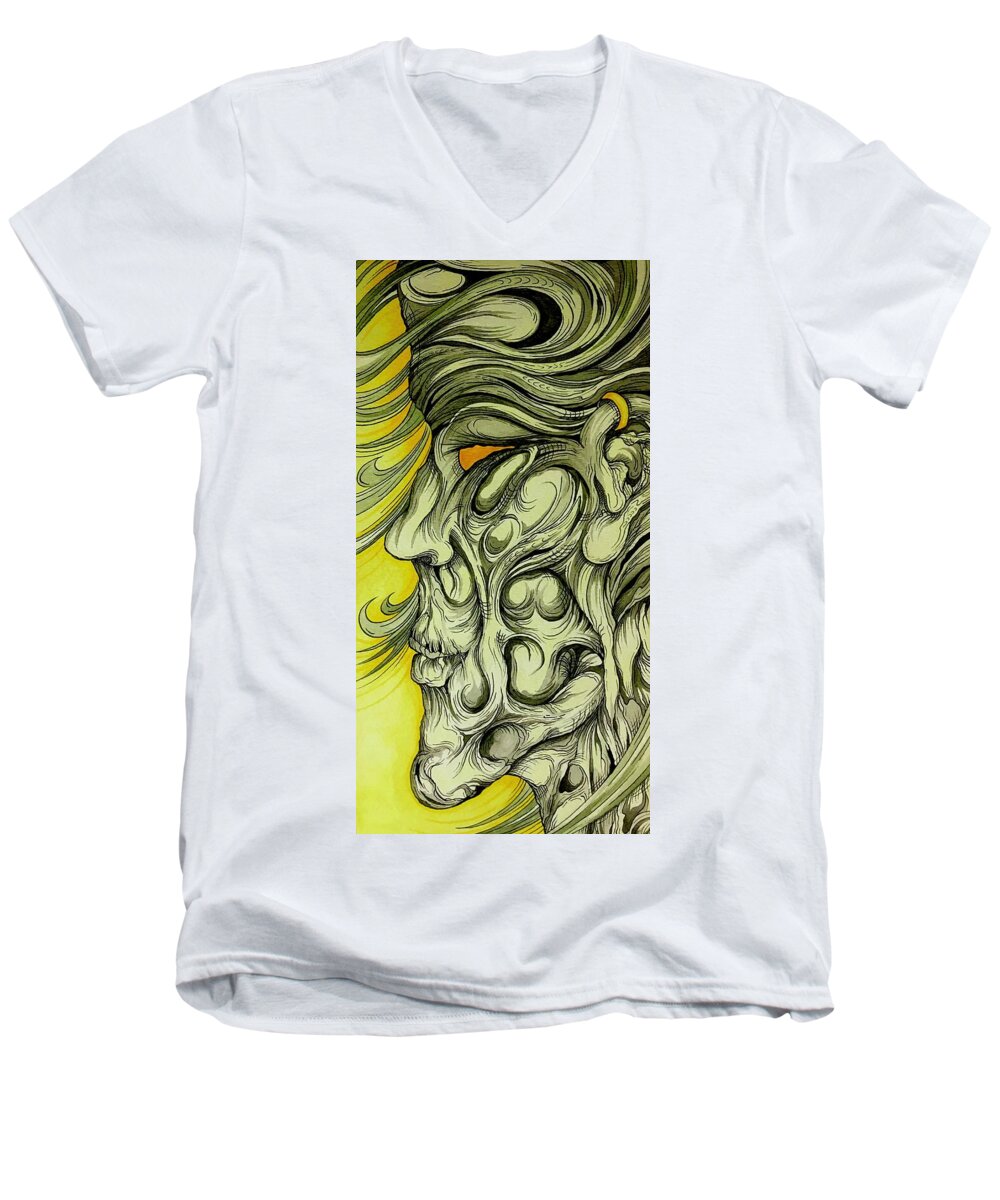 Yellow Eye - Men's V-Neck T-Shirt